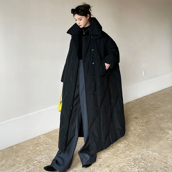 キルティングロングコート(2colors)