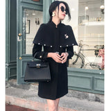 ケープコンビロングワンピコート