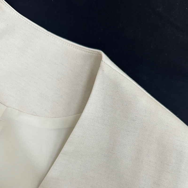 ノーカラーワンボタンモードジャケット(2colors)