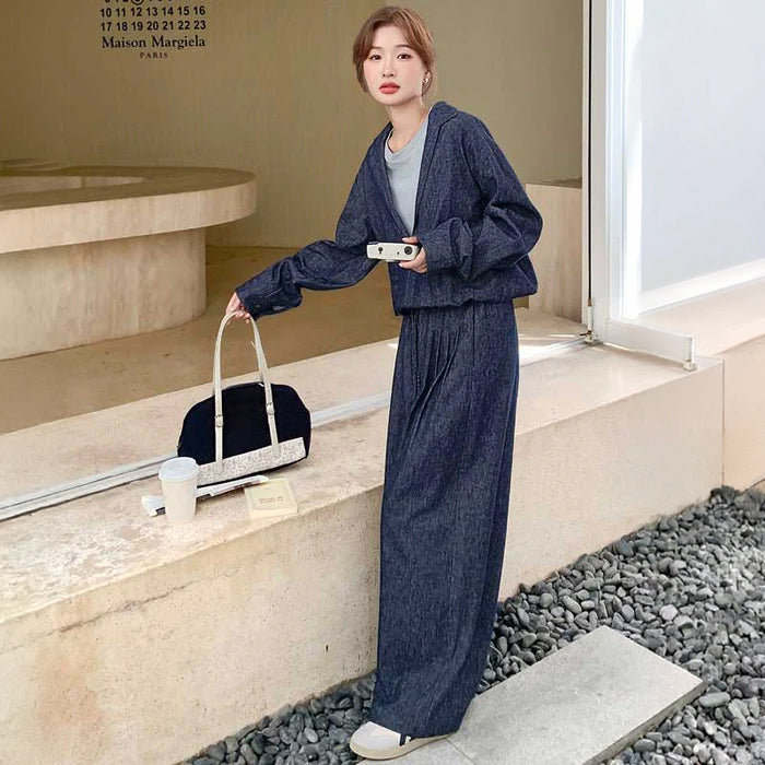 レイヤード風ワイドセットアップ