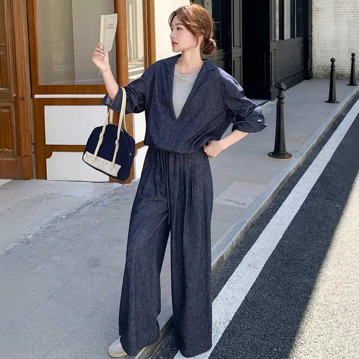 レイヤード風ワイドセットアップ