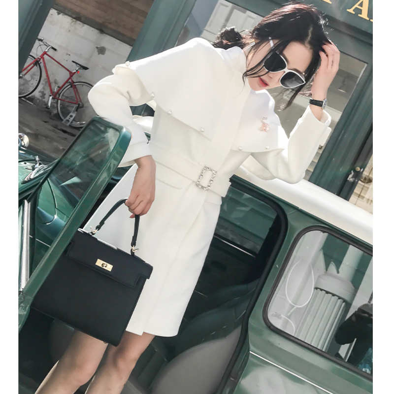 ケープコンビロングワンピコート