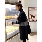 チェックラインチェスターコート