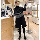 チェックラインチェスターコート