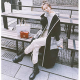 フード付きポイントチェックコート
