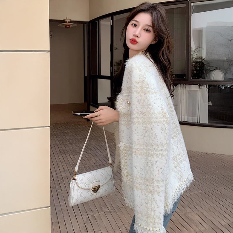 ホワイトフリンジジャケット