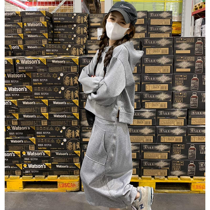 サイドジップスウェットセットアップ