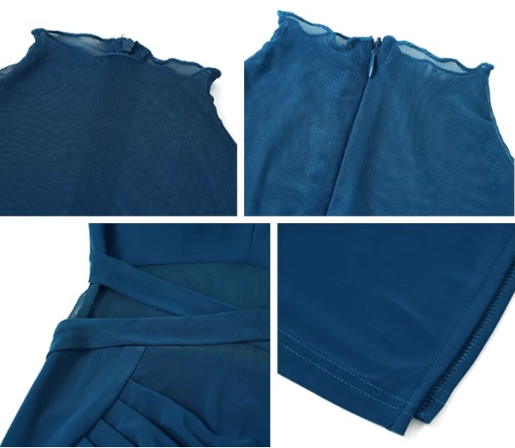 シアートップコンビサイドスリットペンシルワンピース(3colors)