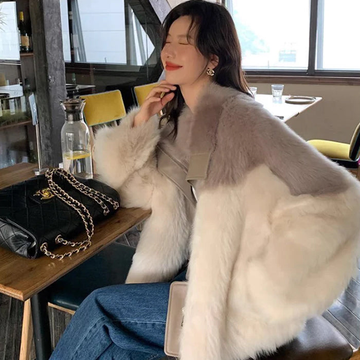 ツートンファーコート