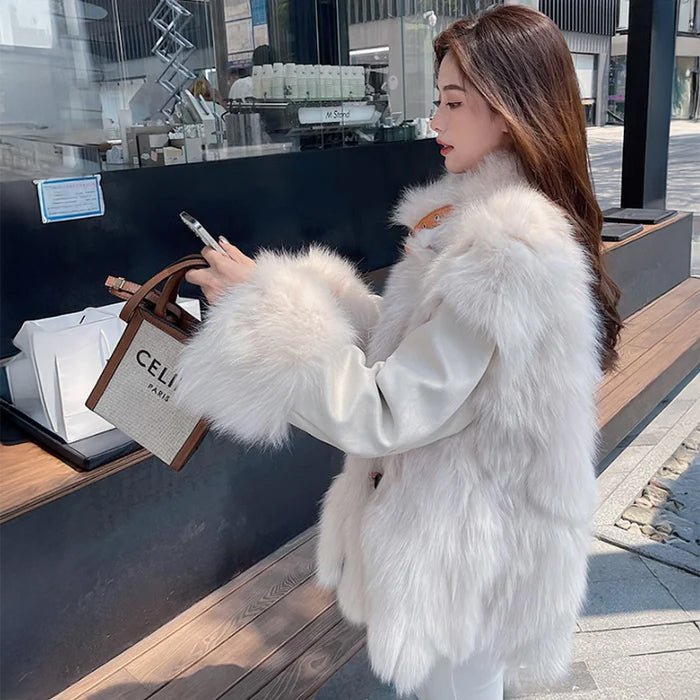 リバーシブルムートンコート(2colors)