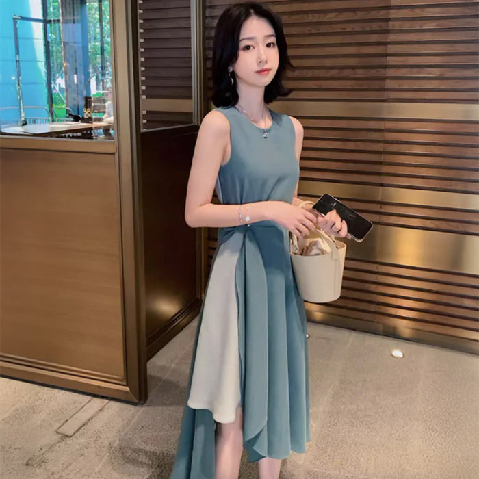 ランダム丈スカートワンピース