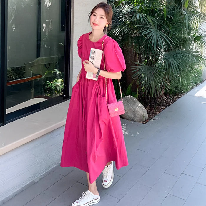 バックウエストカットワンピース