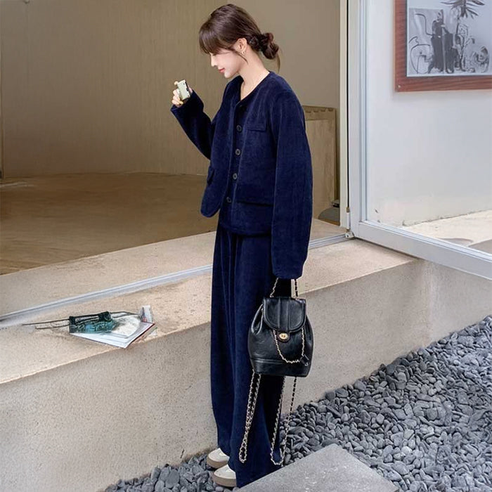 コーデュロイセットアップ(2colors)