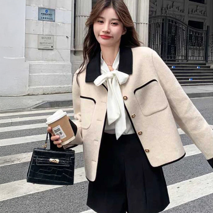 ヴィンテージ風シングルブレストジャケット