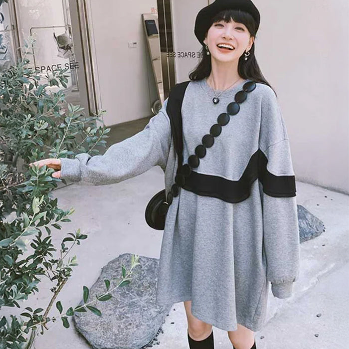 ブラックフリルワンピース