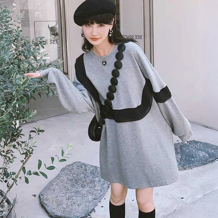 ブラックフリルワンピース