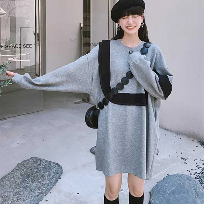 ブラックフリルワンピース