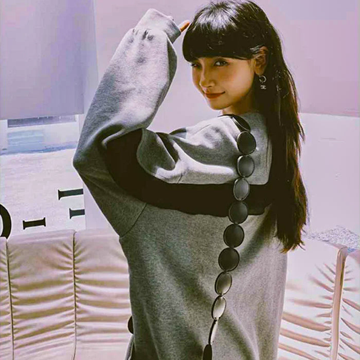 ブラックフリルワンピース