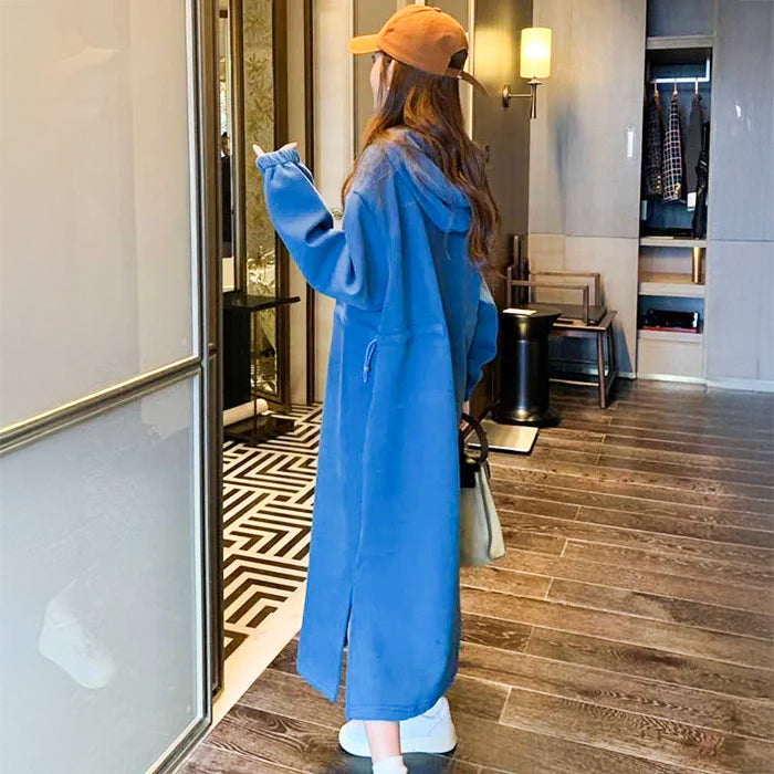 スウェットフーディーワンピース