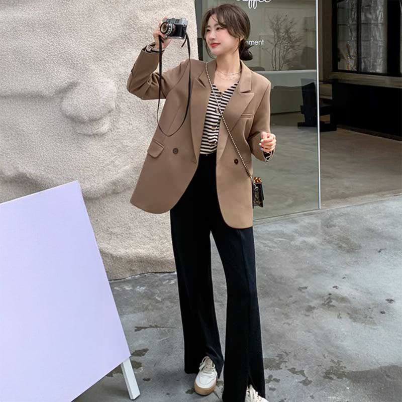 ミディ丈テーラードジャケット(2colors)