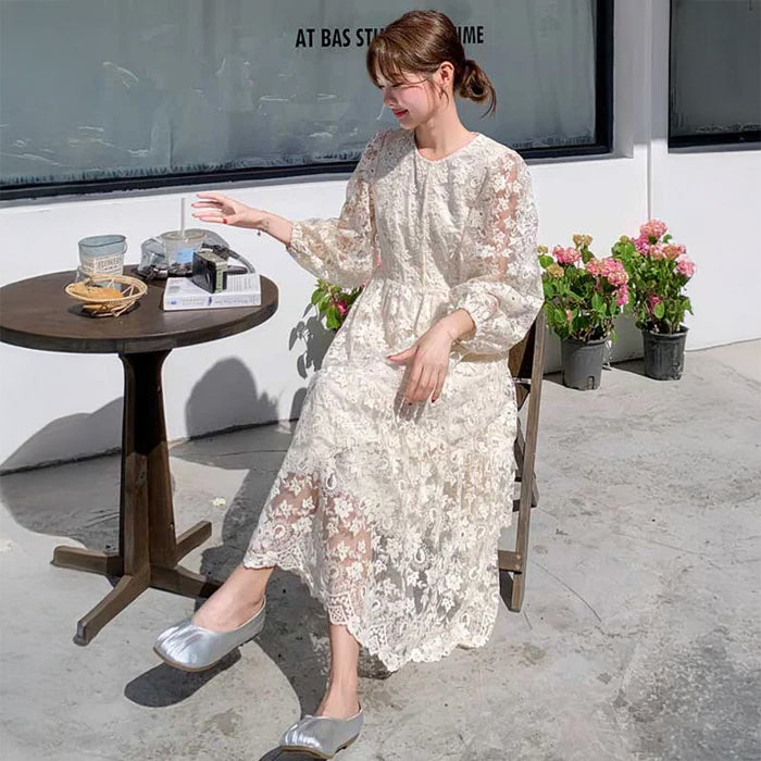 シアーレースワンピース