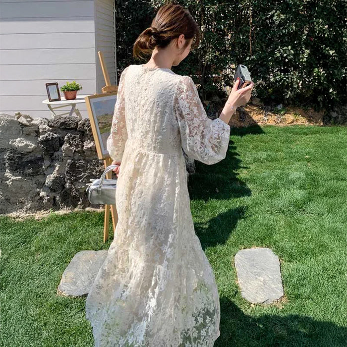 シアーレースワンピース