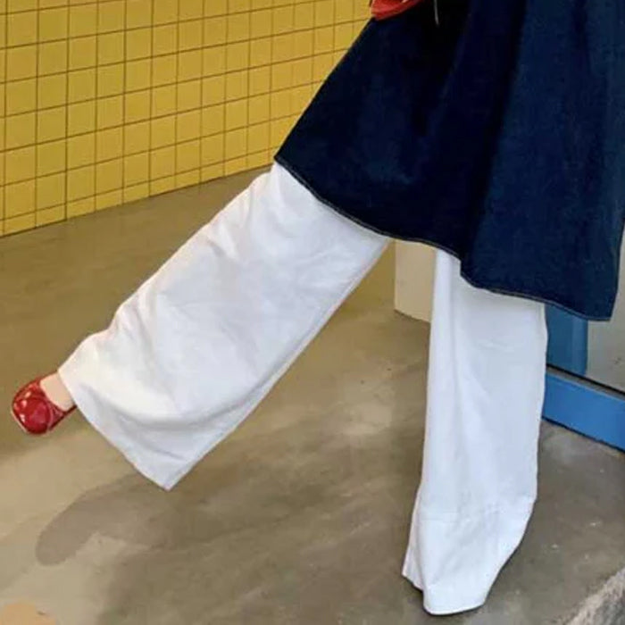 ホワイトワイドパンツ