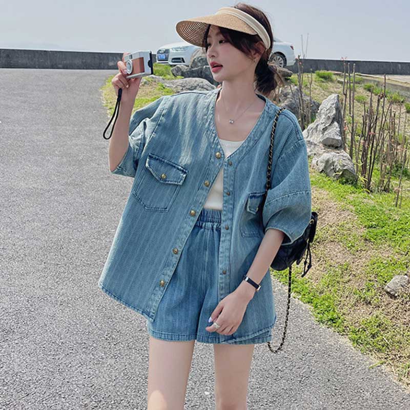 オーバーサイズデニムセットアップ