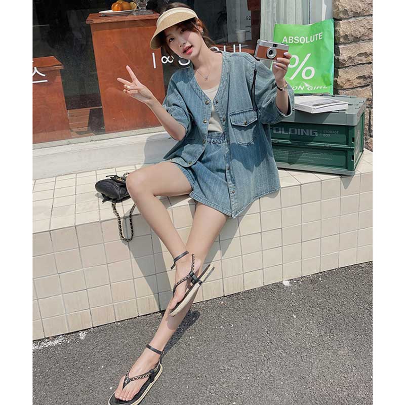 オーバーサイズデニムセットアップ