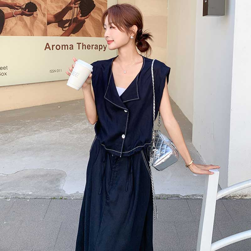 Non様 ロングベスト ネイビー p24099-1.jpg