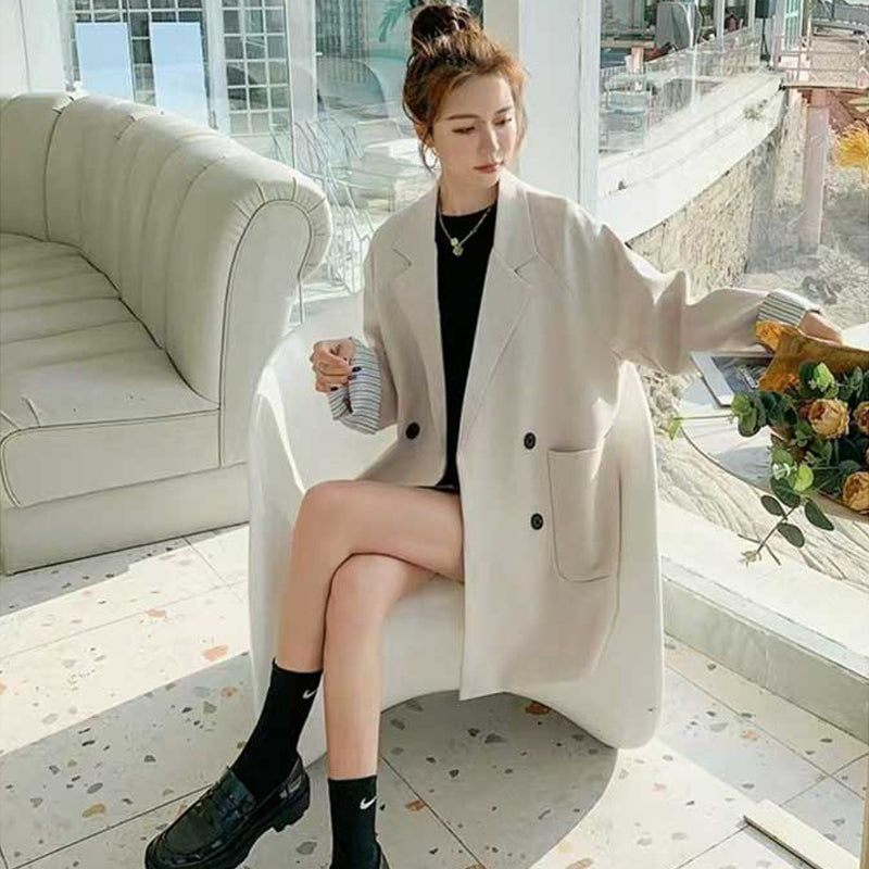 オーバーサイズダブルブレストジャケット(2colors)