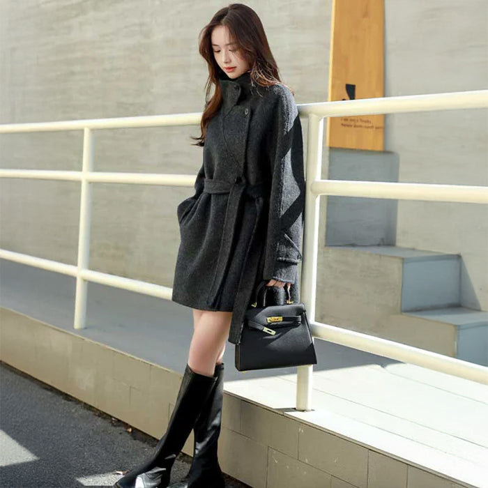 ミディ丈チェスターコート(2colors)