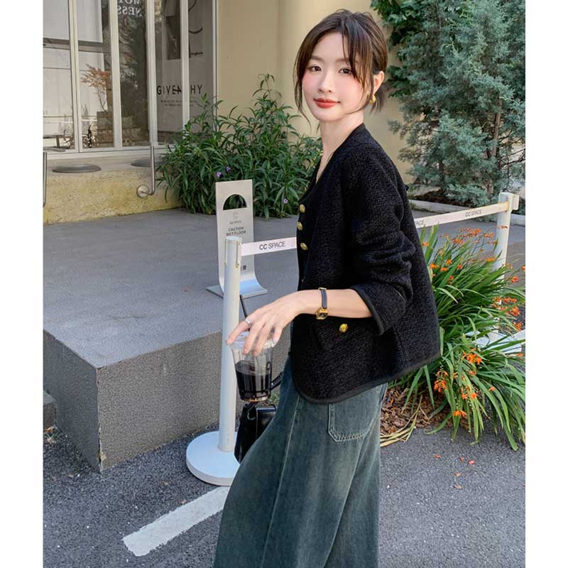 ba&sh ノーカラー ブラック　ジャケット　金ボタン ba&sh ノーカラー ブラック ジャケット 金ボタン 金ボタン」に