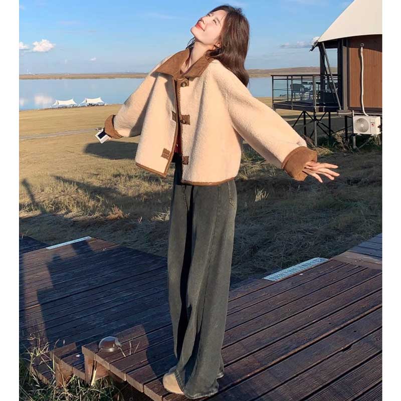 リバーシブルスエードジャケット