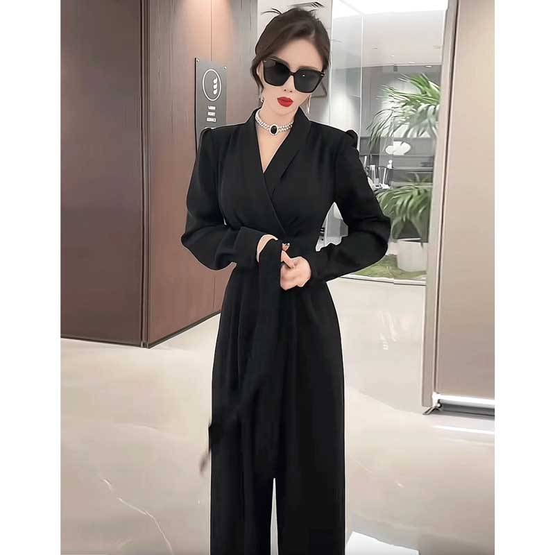 mystic カシュクールオールインワン　ブラック mystic カシュクールオールインワン ブラック サロペット