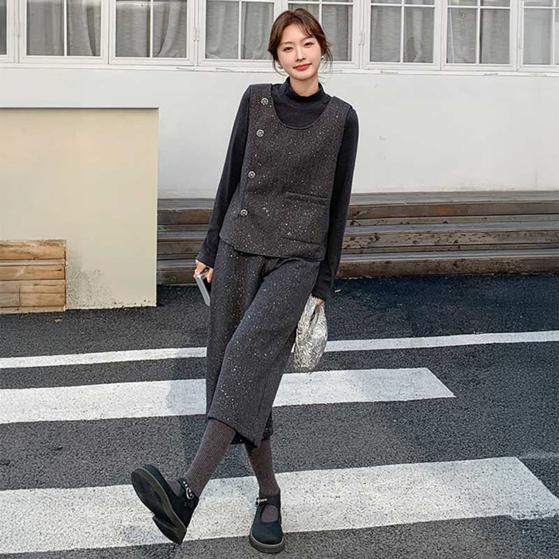 ミックスツイード調セットアップ