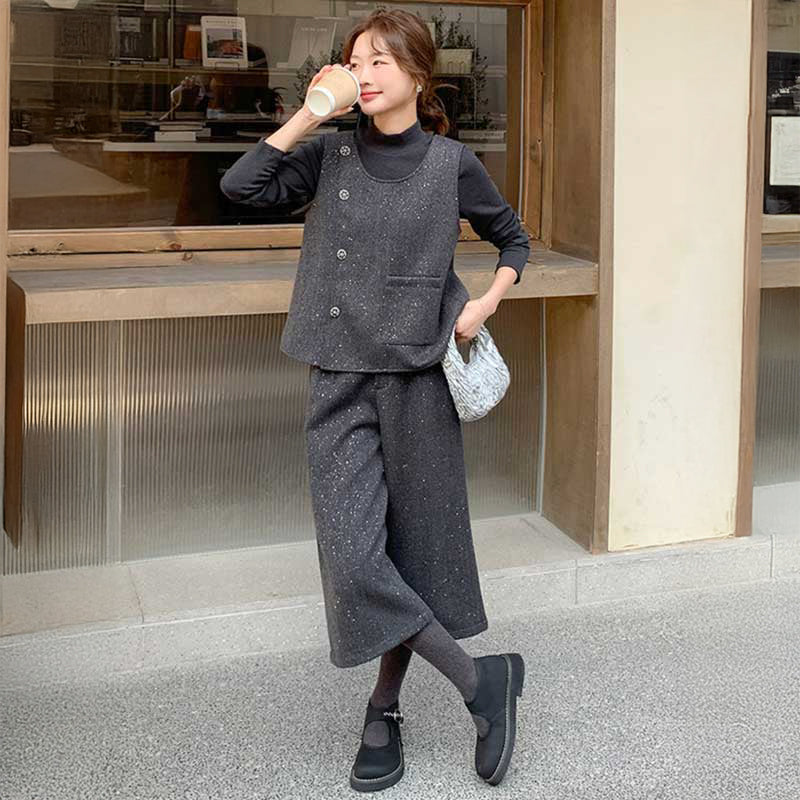 ミックスツイード調セットアップ