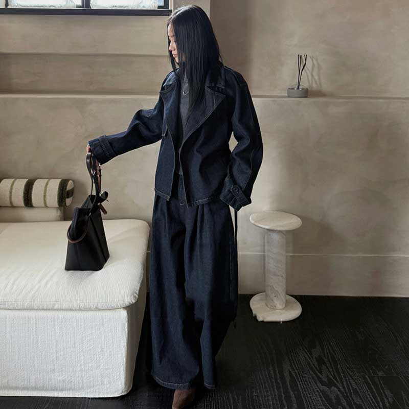 ビッグラペルデニムジャケット