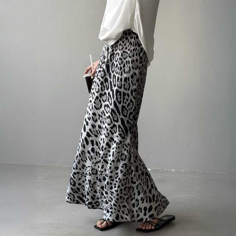 レオパードロングスカート