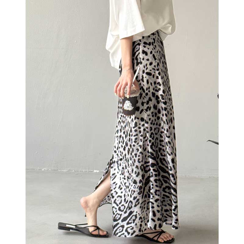 レオパードロングスカート