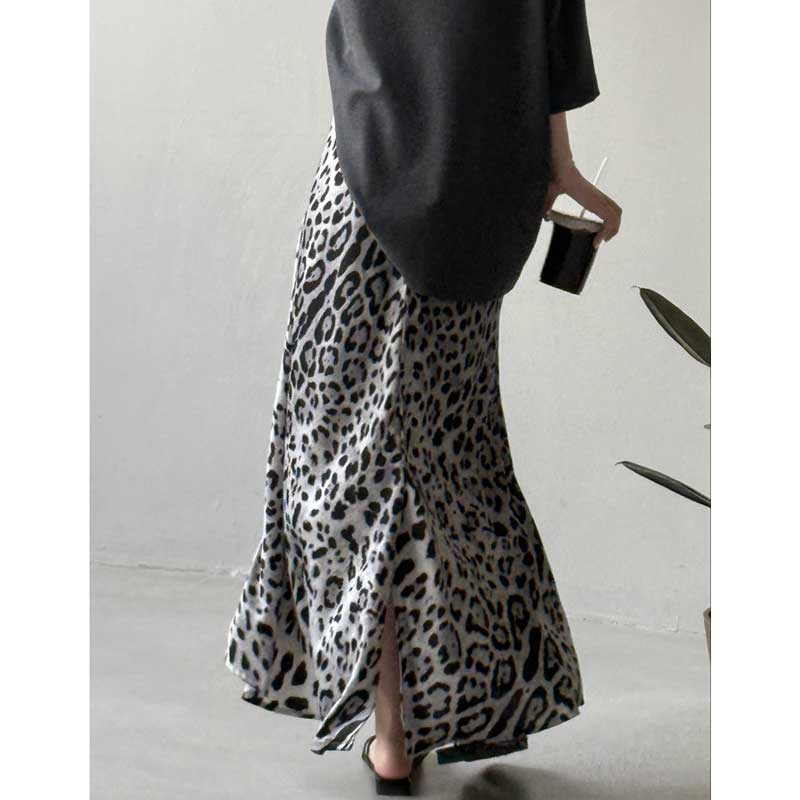 レオパードロングスカート