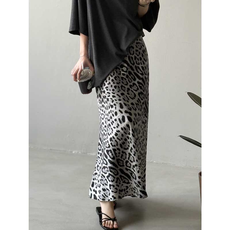 レオパードロングスカート