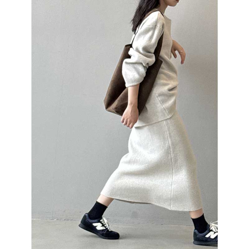 リラックスニットセットアップ(2colors)