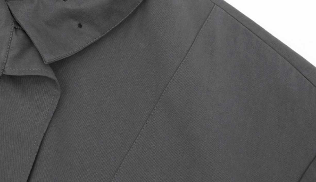 スタンドカラーショートコート(2colors)