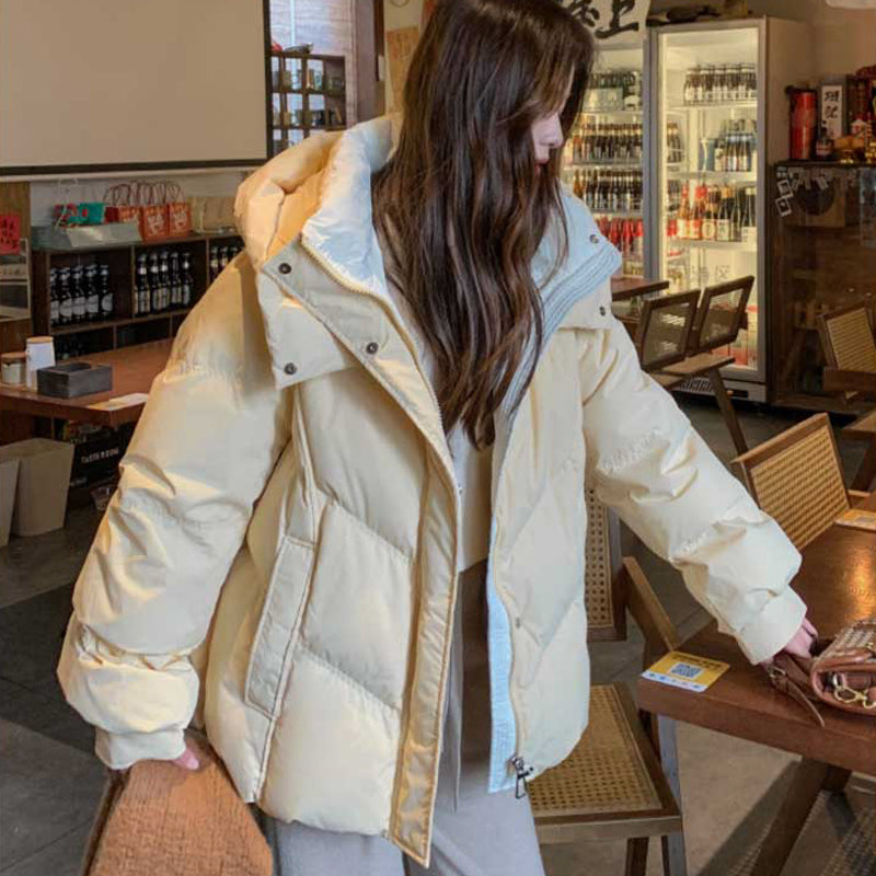 フード付きショート丈ダウンジャケット(5colors)