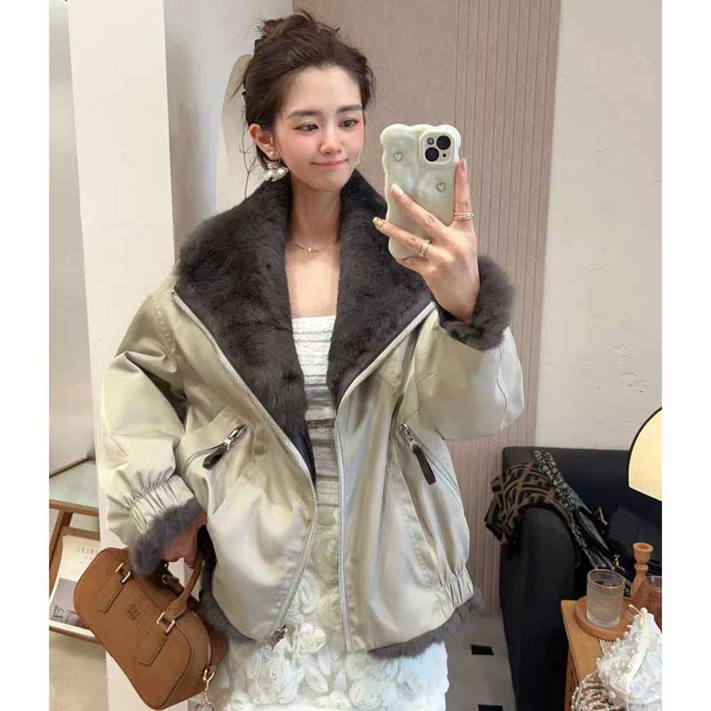 リバーシブルファーブルゾン(3colors)