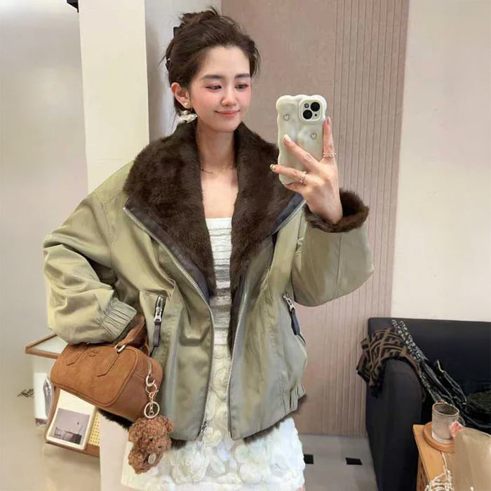 リバーシブルファーブルゾン(3colors)