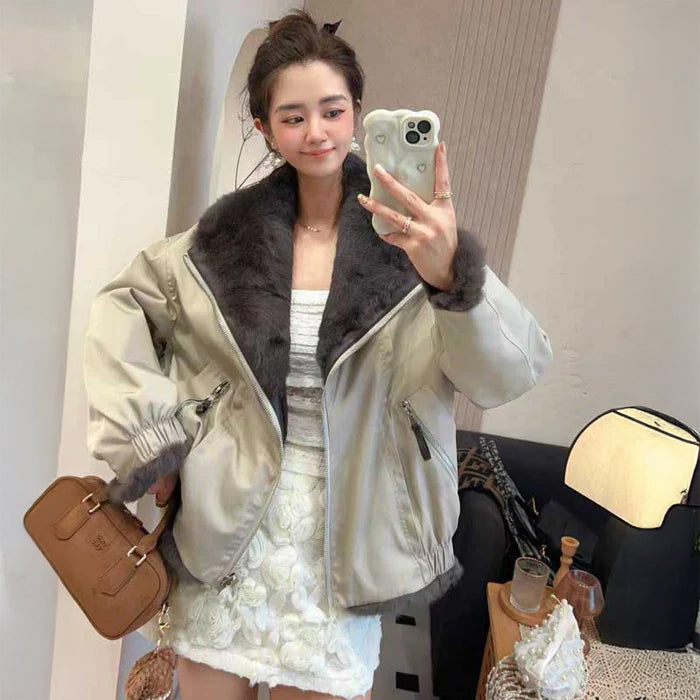 リバーシブルファーブルゾン(3colors)