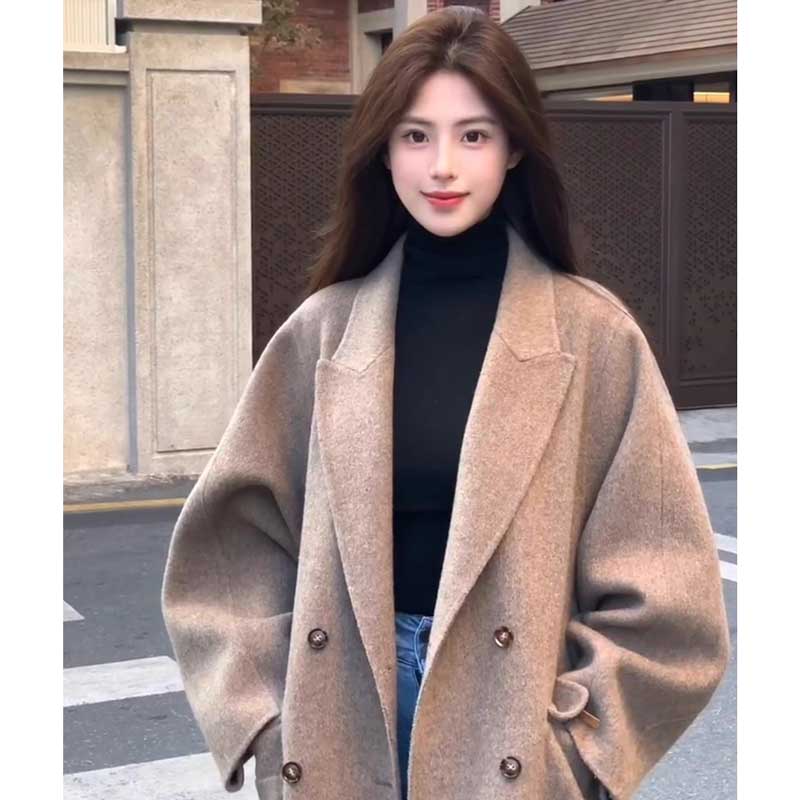 ダブルブレストチェスターコート(2colors)