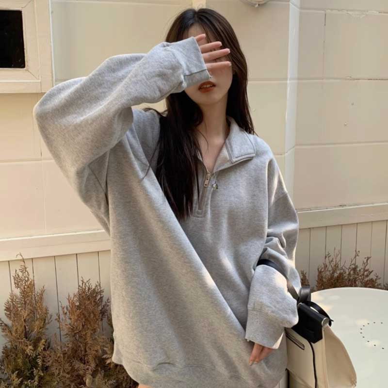 ハーフジップグレースウェット